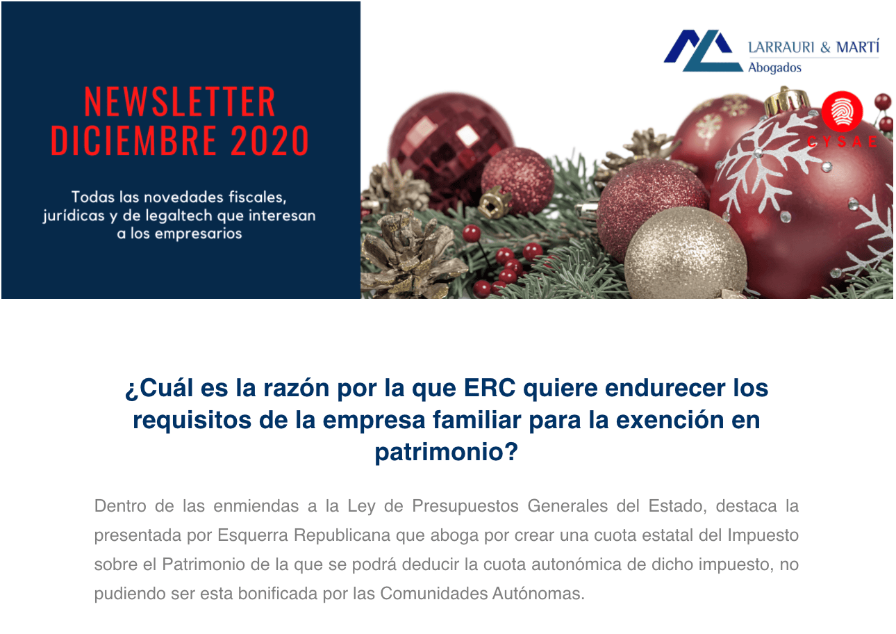 Newsletter de 2020-12-17