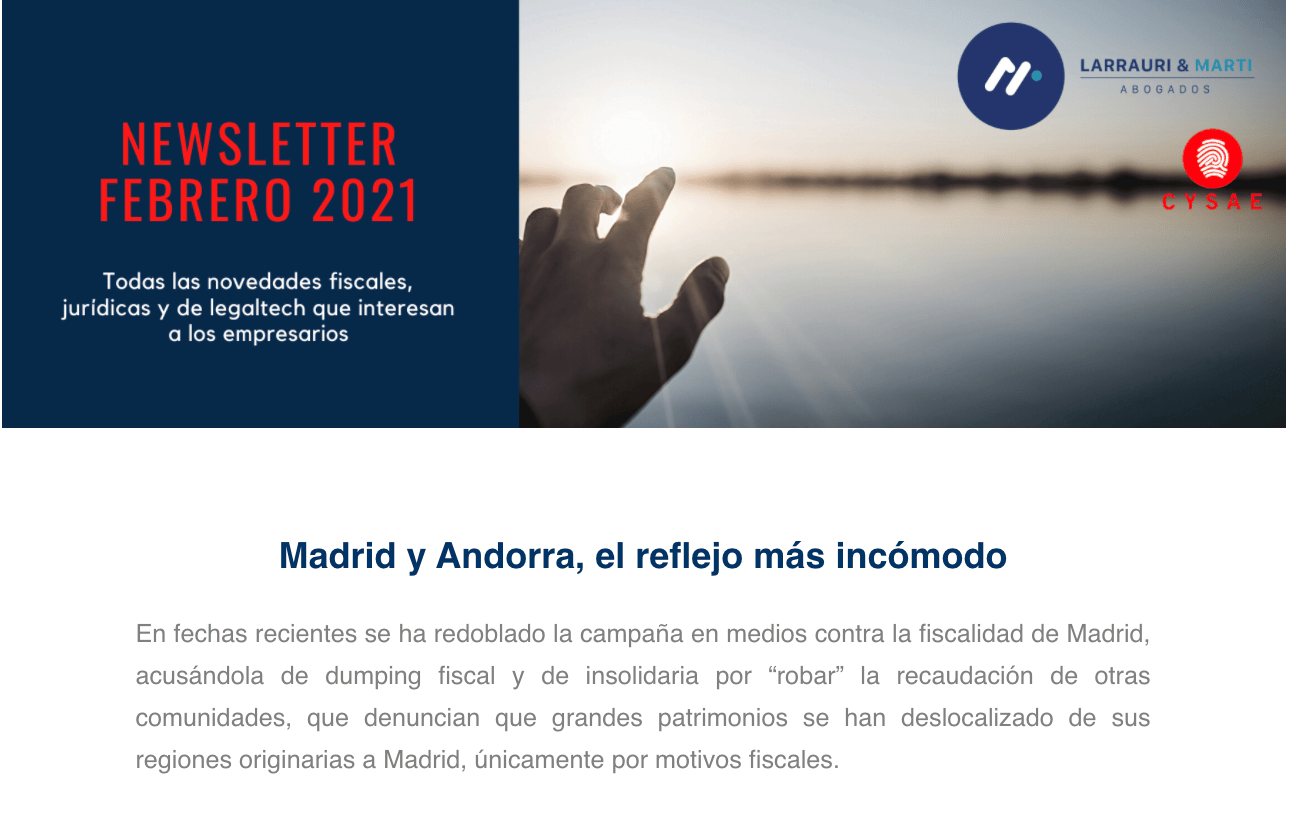 Newsletter de 2021-02-23