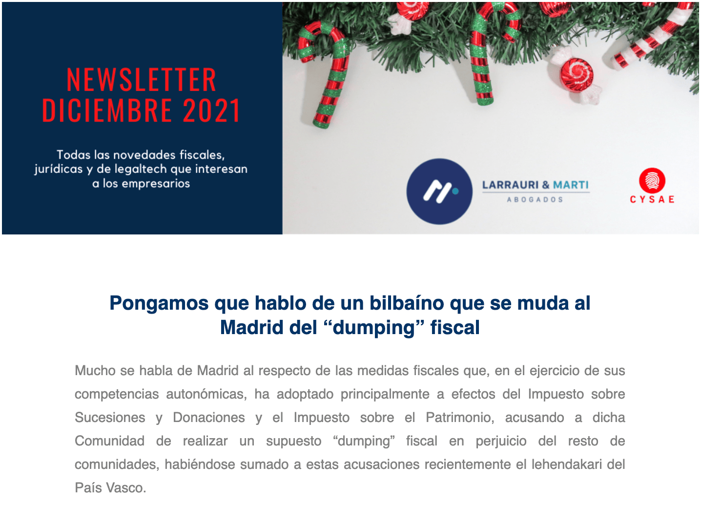 Newsletter de 2021-12-16