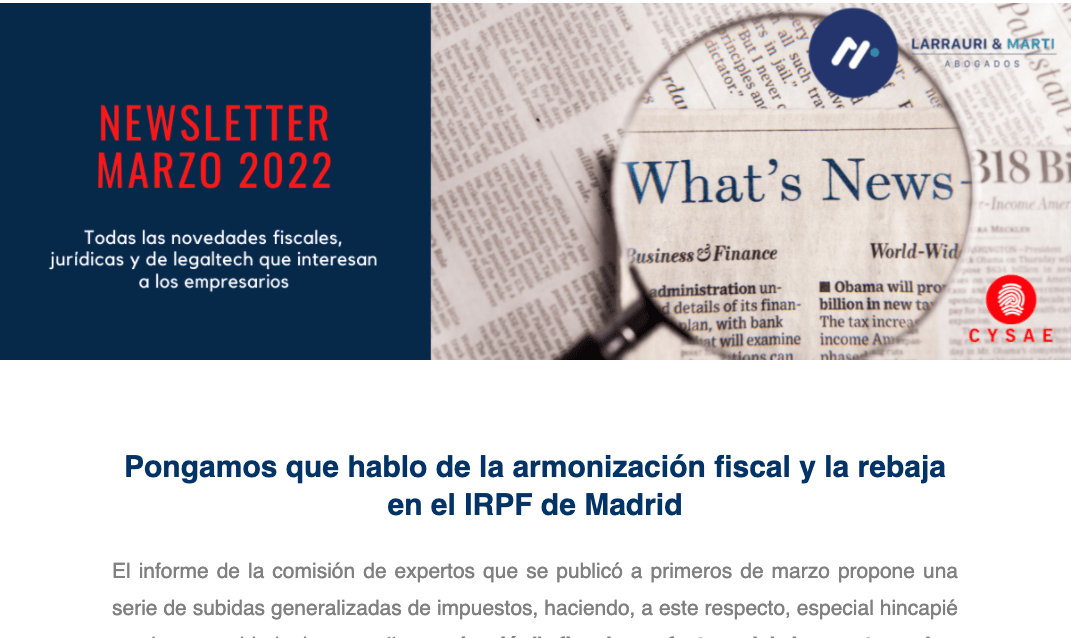 Newsletter de 2022-03-17