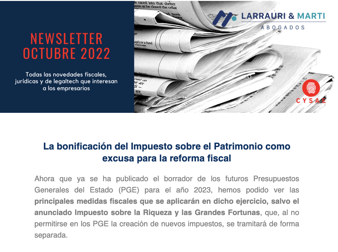 Newsletter de 2022-10-17