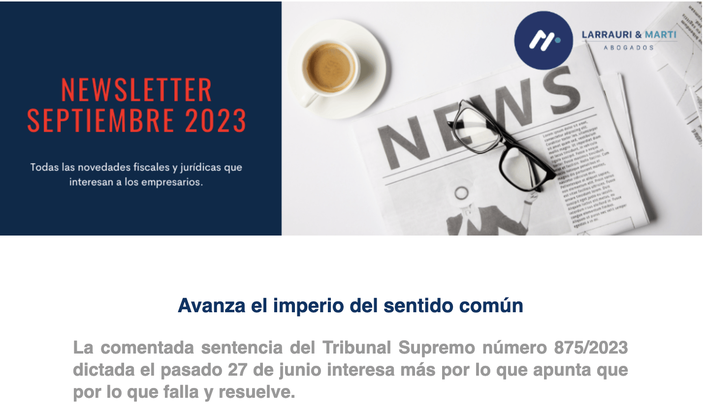 Newsletter de 2023-09-22